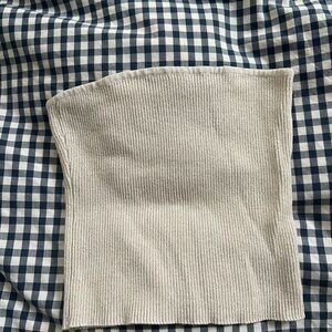 Ribbed Knit Tube Top